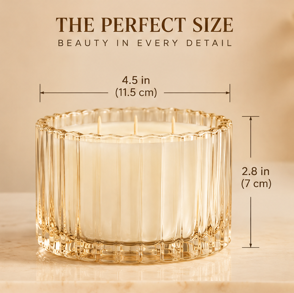 Lemon Blossom Tealight Candles – Fresh Citrus Scented Mini Candles for a Bright & Cozy Home Atmosphere