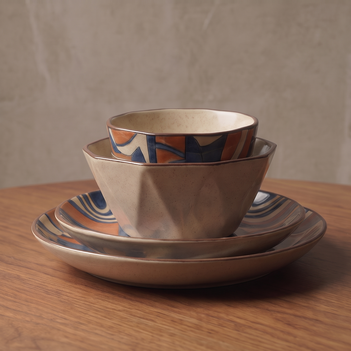 CASNELA serving tray with bruschetta and coffee cup set — Perfect for Everyday & Entertaining