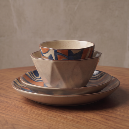 CASNELA serving tray with bruschetta and coffee cup set — Perfect for Everyday & Entertaining
